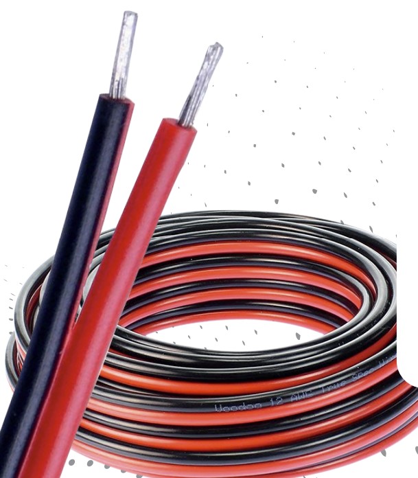 CABLE DE COBRE DOBLE PRE ESTAÑADO 20AWG 20MT GF LIGHTING